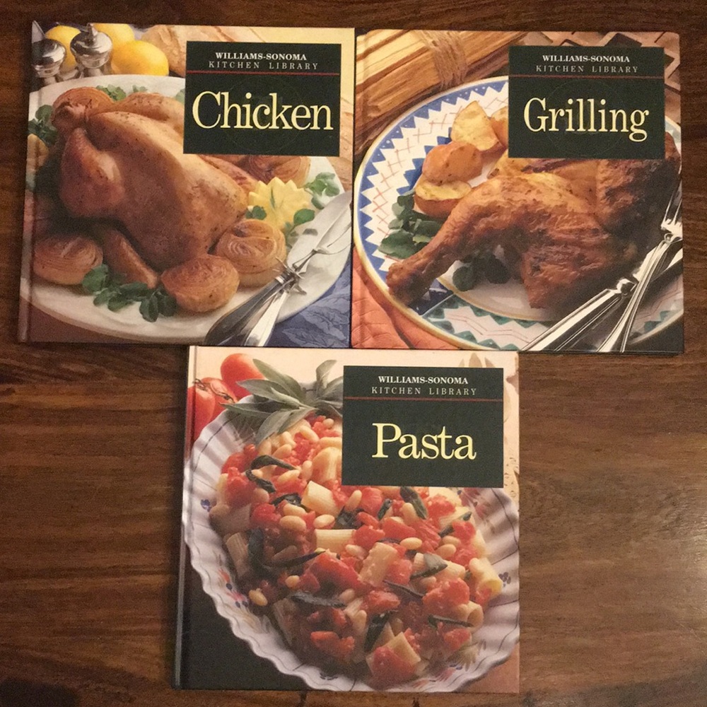Williams Sonoma Kitchen Library Cookbook Trio Set of 3 - Beef Potatoes Fish